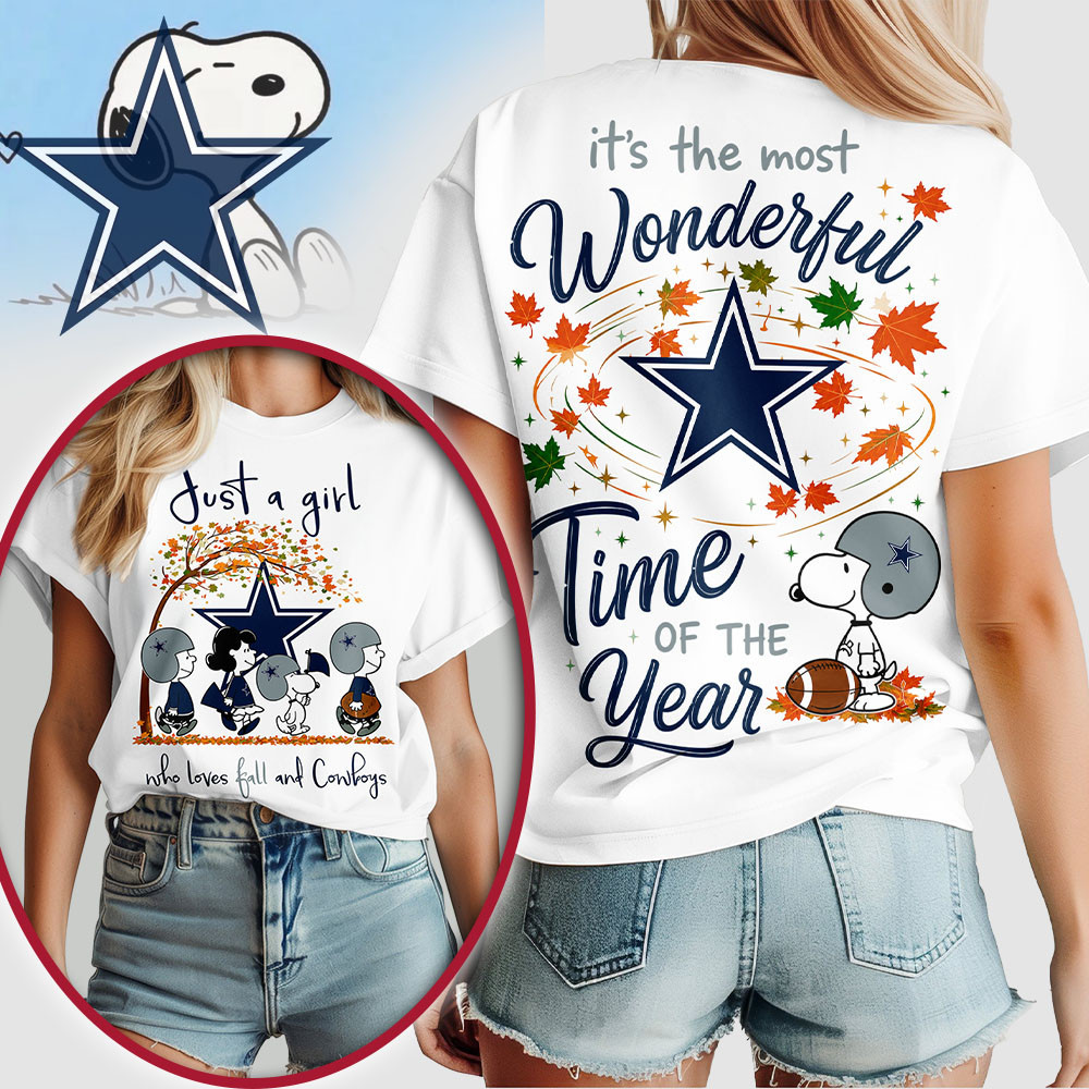 Dallas Cowboys | Premium NFL Fall Wonderful Time of the Year 3D Shirt NTH1