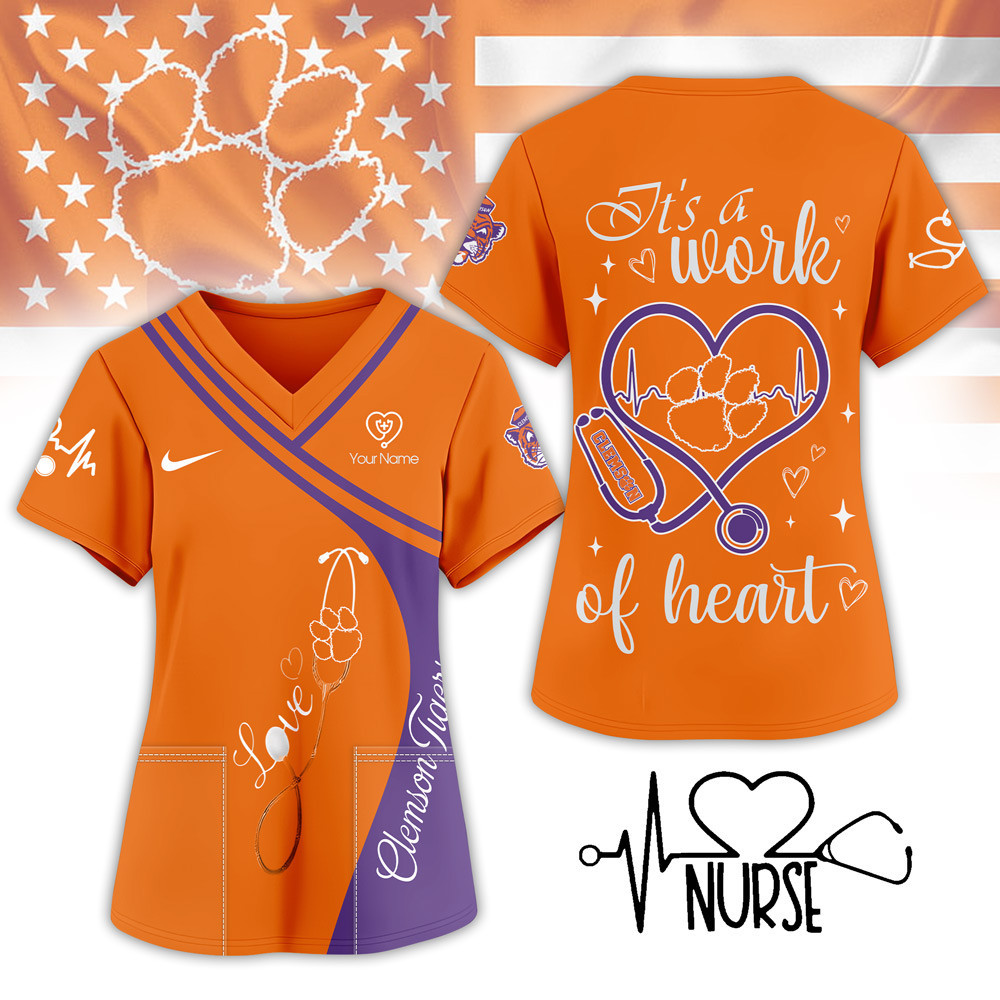 Clemson Tigers | Premium NCAA Nurse Pride 3D Shirt NY