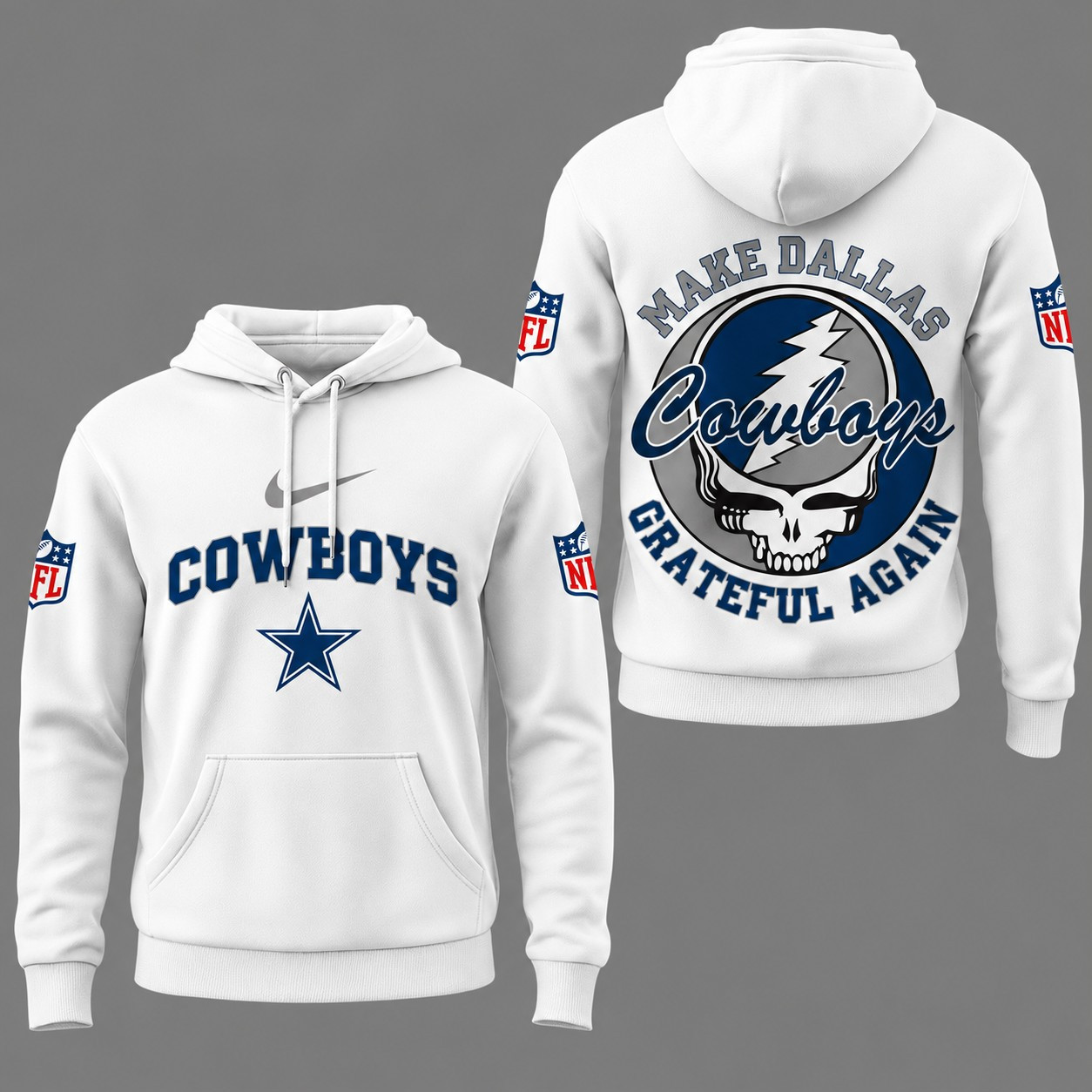 Dallas Cowboys | Premium NFL Grateful Again Hoodie NY
