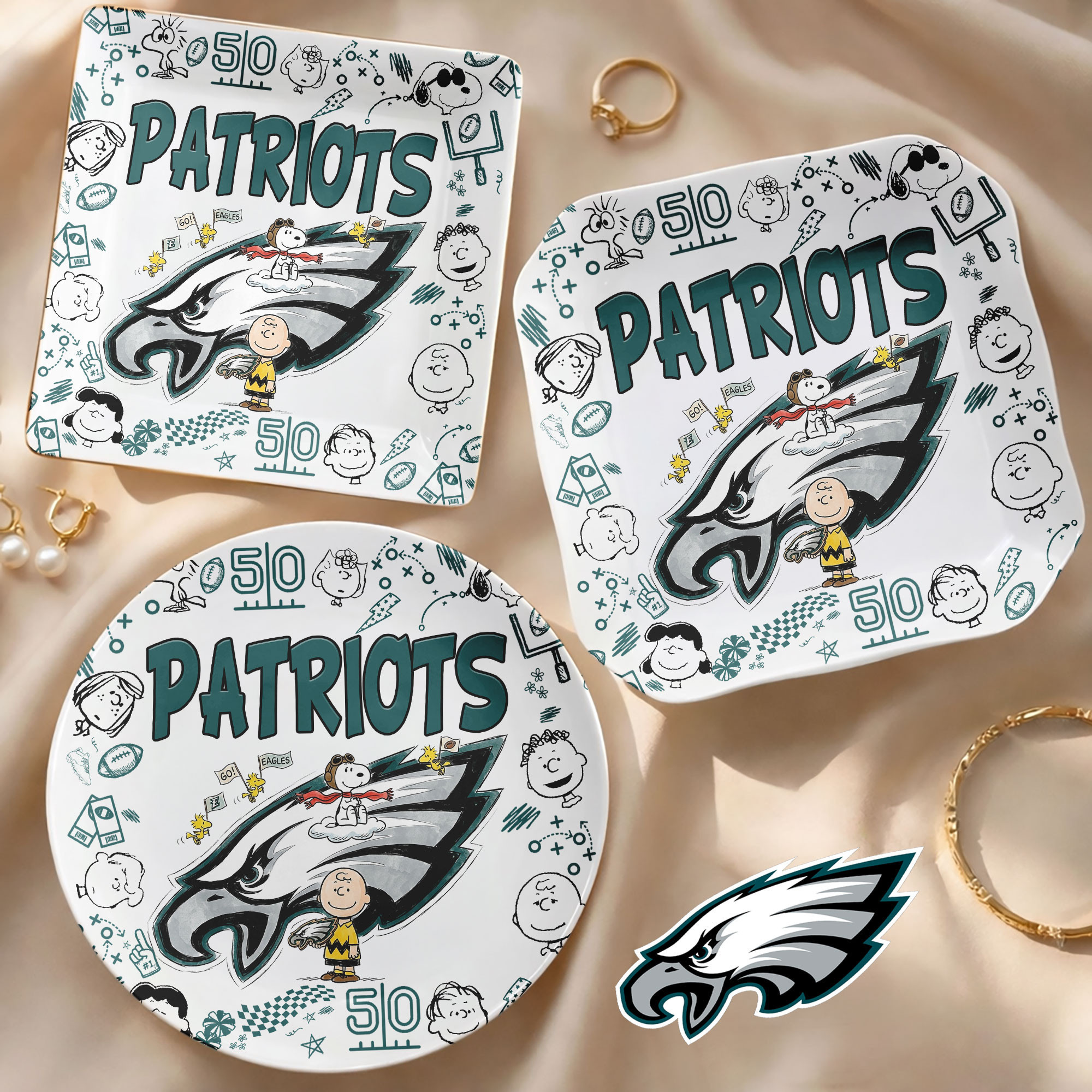 Philadelphia Eagles | Premium NFL Snoopy Jewelry Dish HY