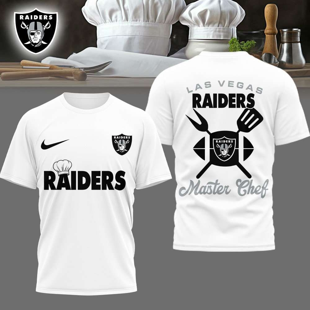 Las Vegas Raiders | Premium NFL Master Chef 3D Shirt HI