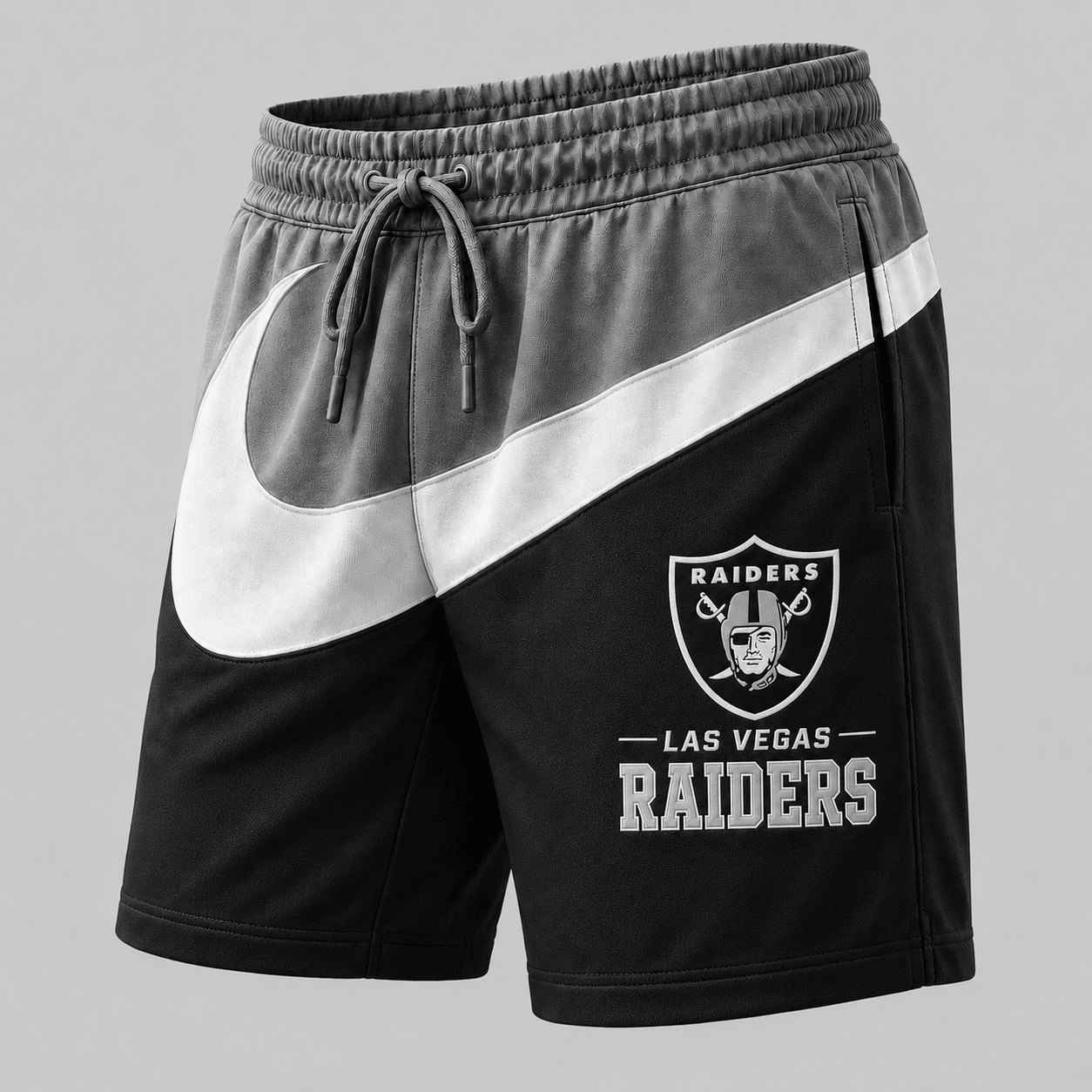 Las Vegas Raiders | Premium NFL Swoosh Sports Shorts for Loyal Fans TD