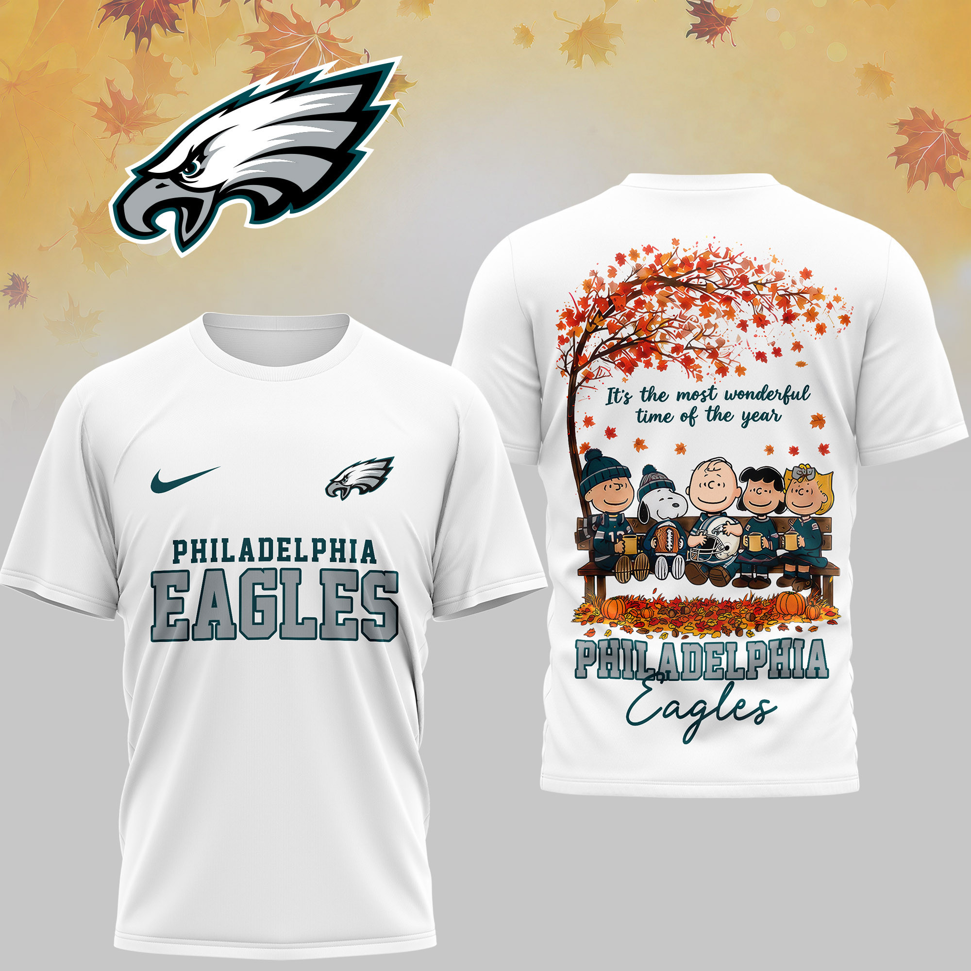 Philadelphia Eagles | Premium NFL It's the Most Wonderful Time of the Year 3D Shirt NY