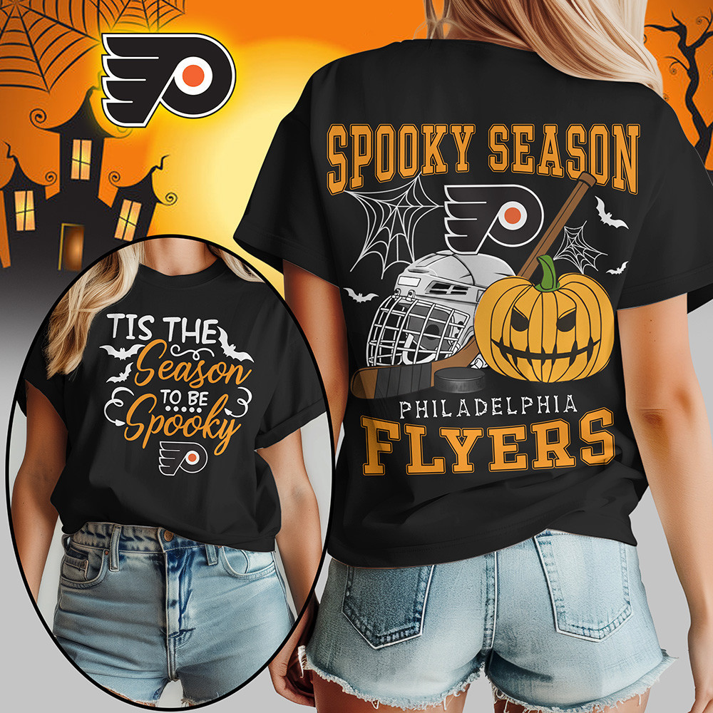Philadelphia Flyers | Premium NHL Spooky Season Women's Shirt TD