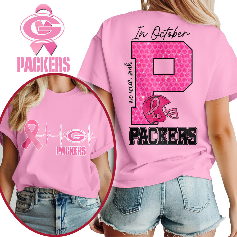 Green Bay Packers | Premium NFL Breast Cancer Women's Shirt MM