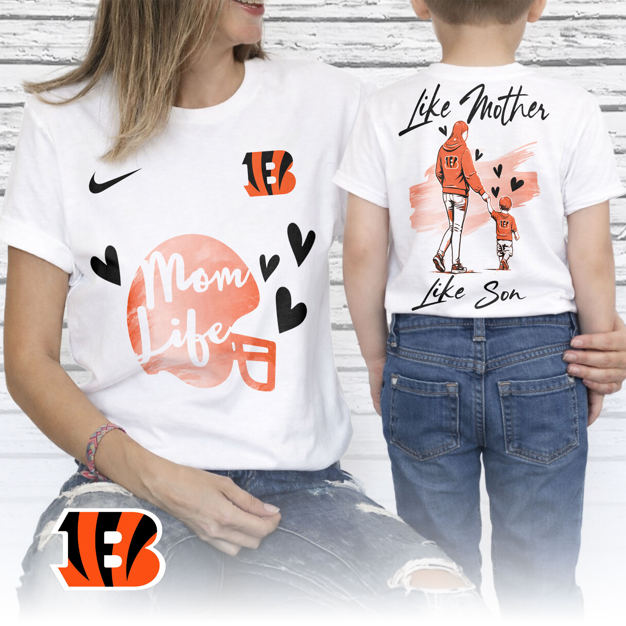 Cincinnati Bengals | Premium NFL Like Mother Like Son 3D Shirt NP