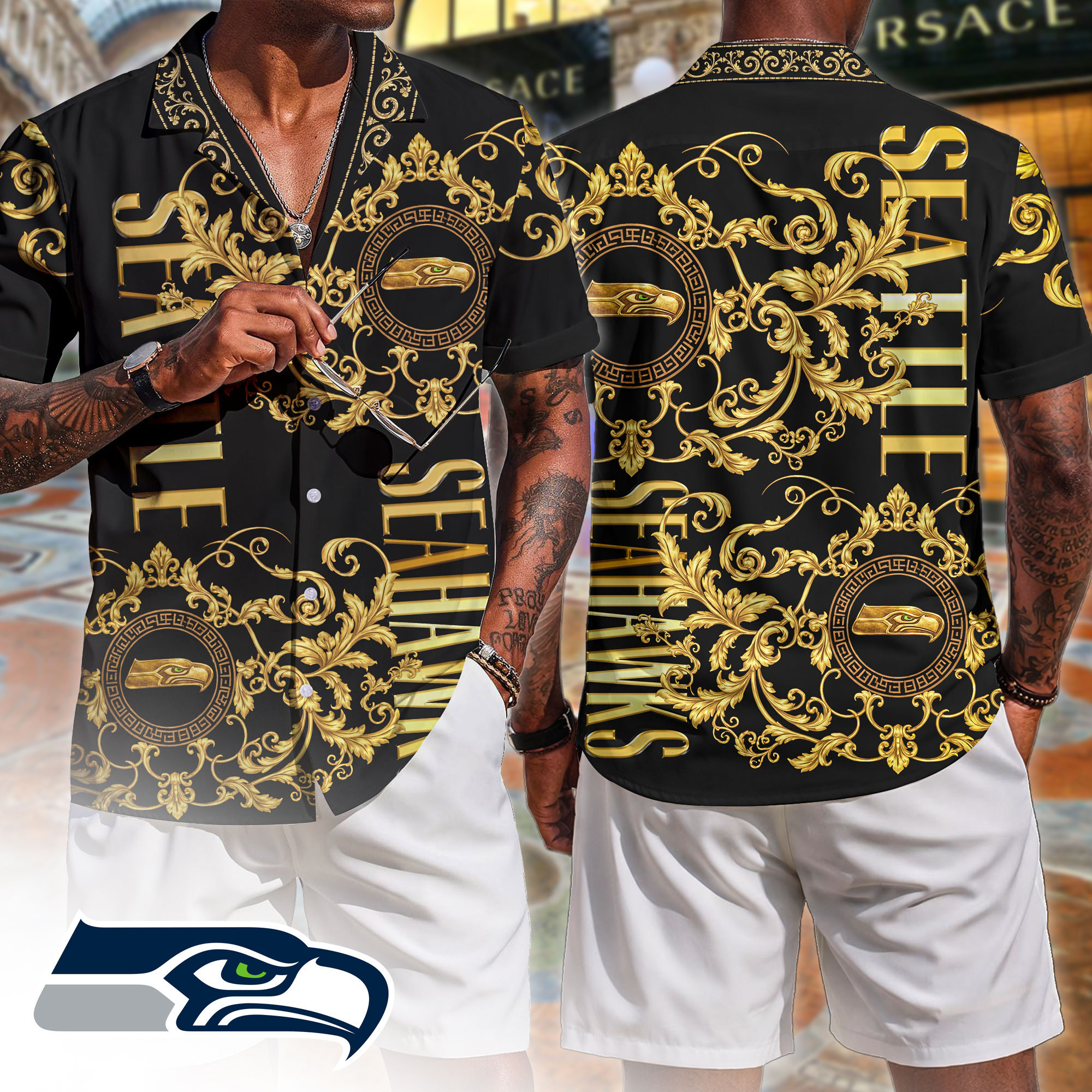Seattle Seahawks | Premium NFL Luxury Hawaiian Shirt HY