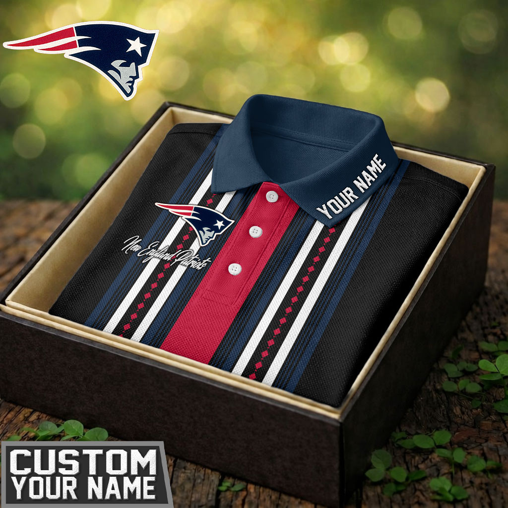 New England Patriots | Premium NFL Legacy Sport Custom Polo TD