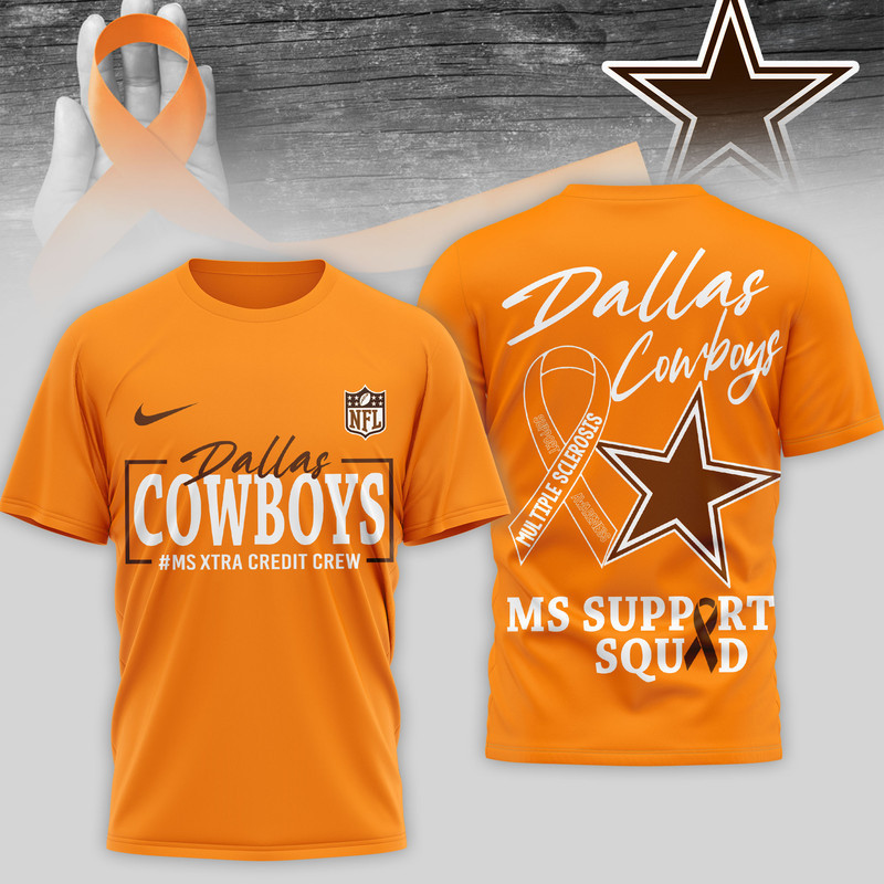 Dallas Cowboys | Premium NFL MS Support 3D T-Shirt HY