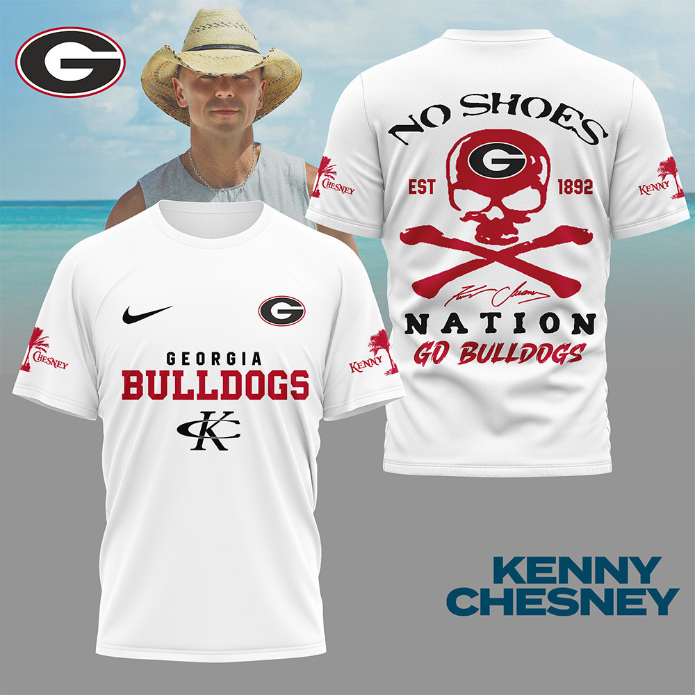 Georgia Bulldogs | Premium NCAA Kenny Chesney Fan 3D Shirt NY
