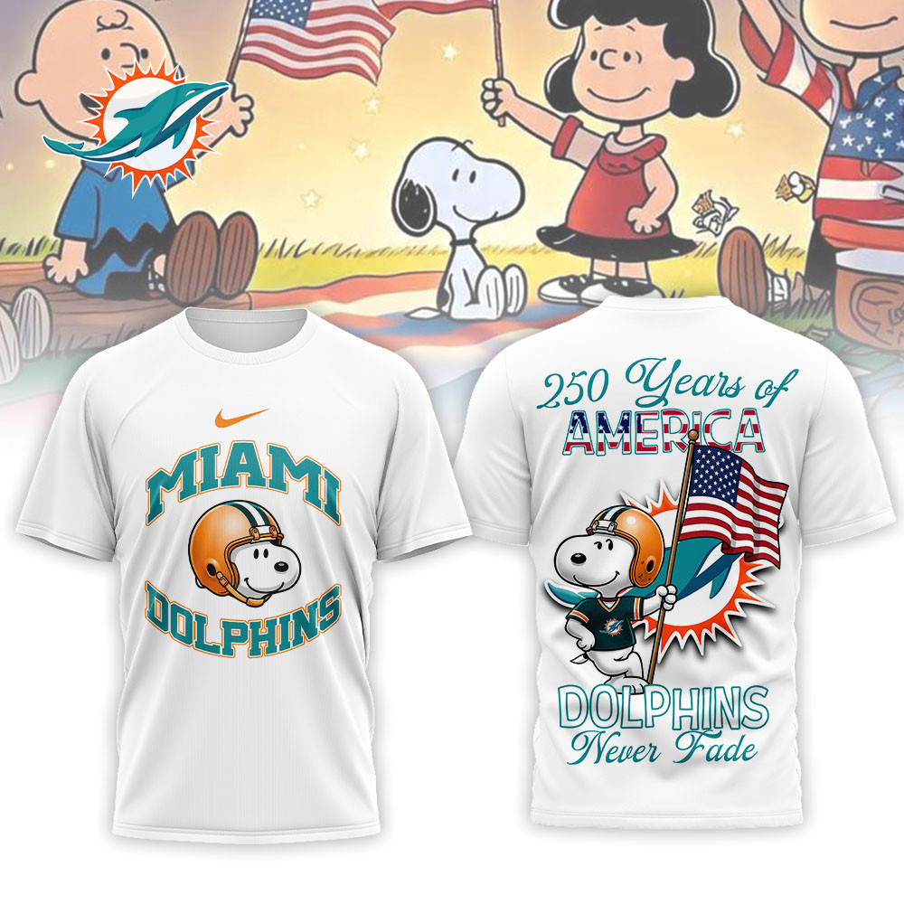 Miami Dolphins | Premium NFL Freedom Classic 3D Shirt NTH1