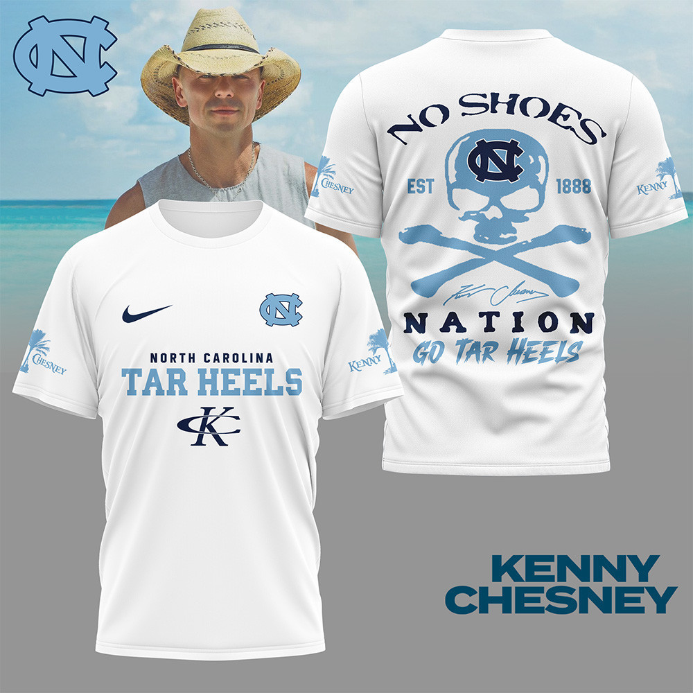North Carolina Tar Heels | Premium NCAA Kenny Chesney Fan 3D Shirt NY