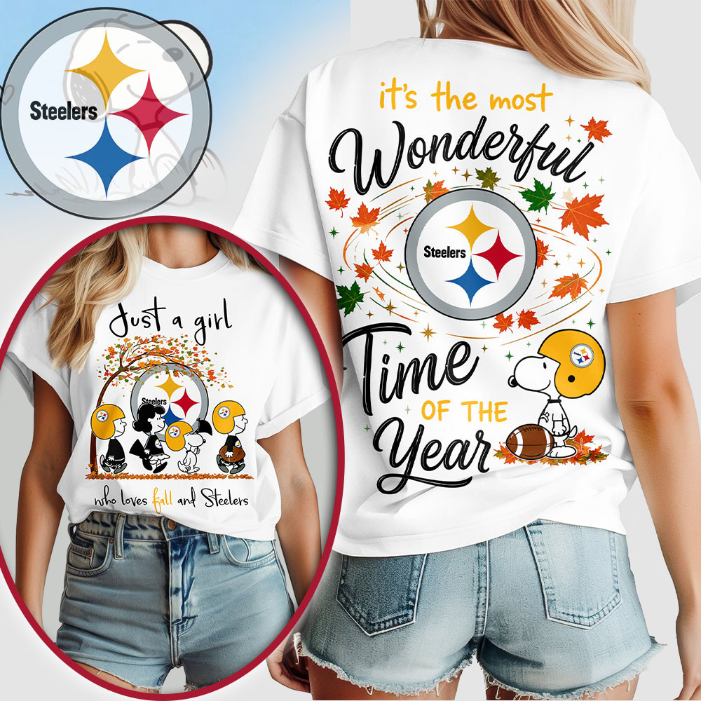 Pittsburgh Steelers | Premium NFL Fall Wonderful Time of the Year 3D Shirt NTH1