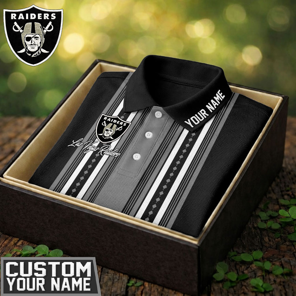 Las Vegas Raiders | Premium NFL Legacy Sport Custom Polo TD