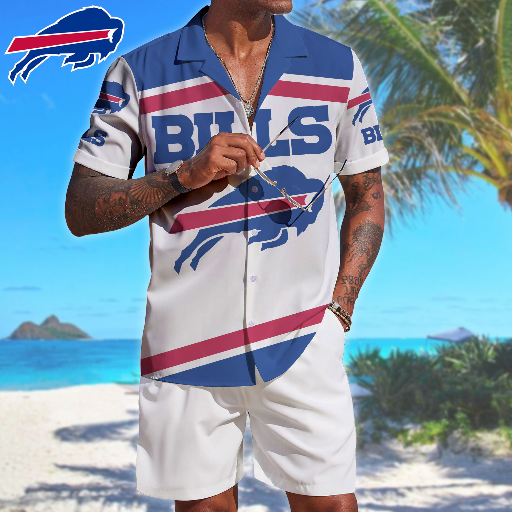 Buffalo Bills | Premium NFL Summer Beach Hawaiian Shirt NTH1
