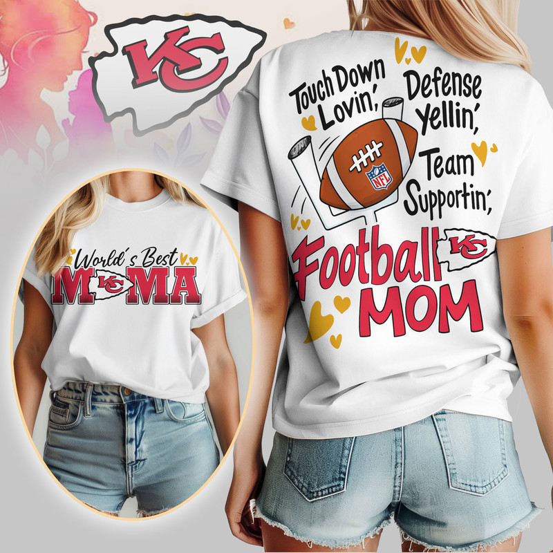 Kansas City Chiefs | Premium NFL Mother Day Football Mama 3D Shirt HY