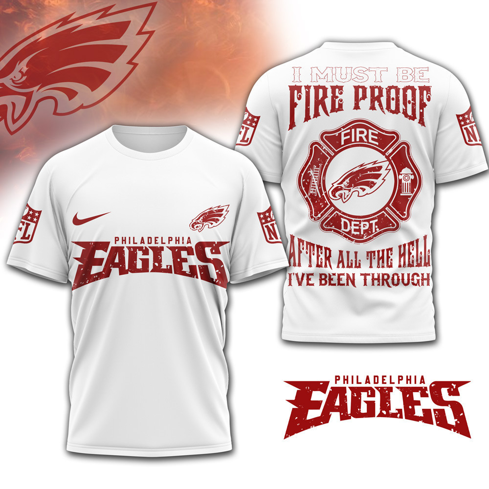 Philadelphia Eagles | Premium NFL Built By Fire Game Day 3D Shirt NTH1
