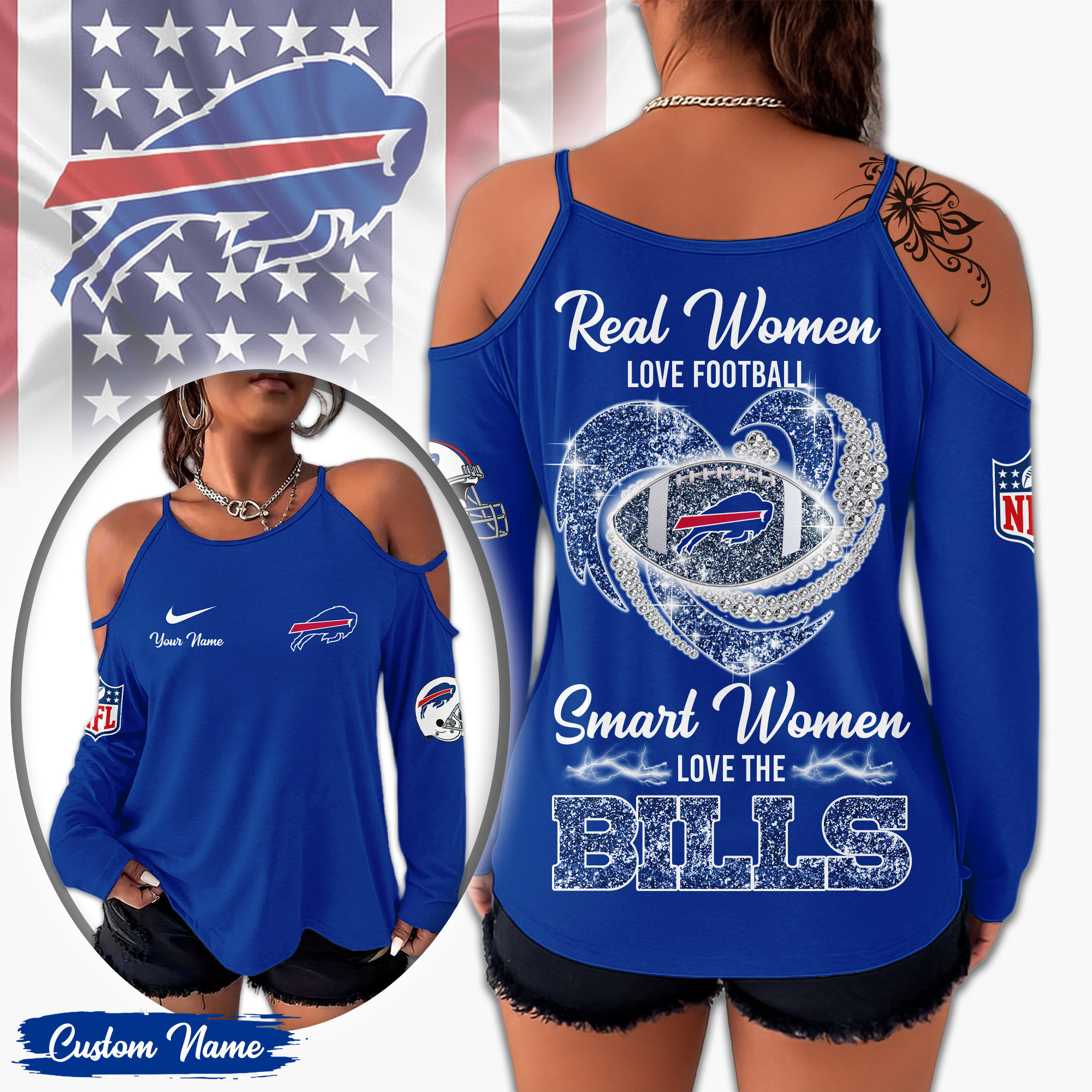 Buffalo Bills | Premium NFL Lady Tshirt TD
