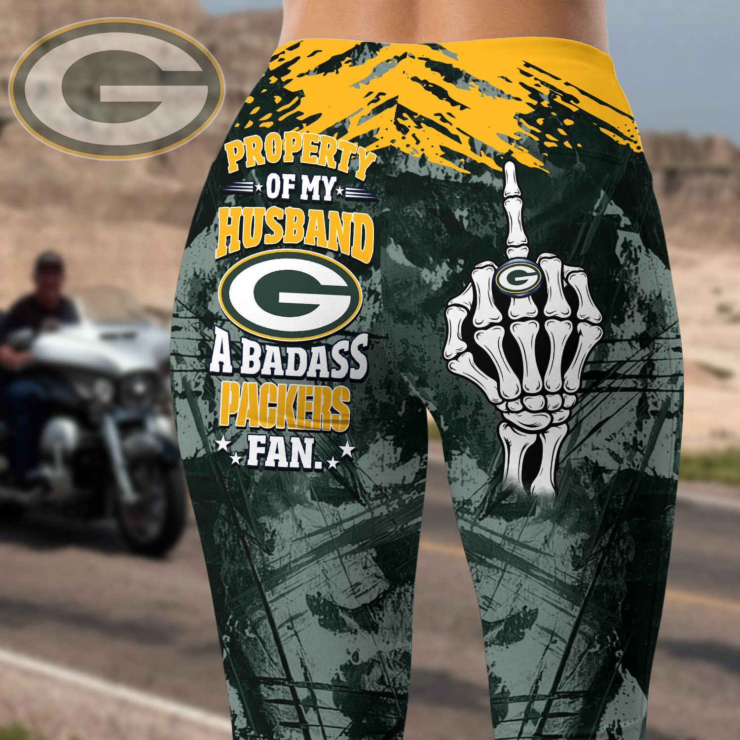 Green Bay Packers | Premium NFL Fan Wife Stretch Leggings HY