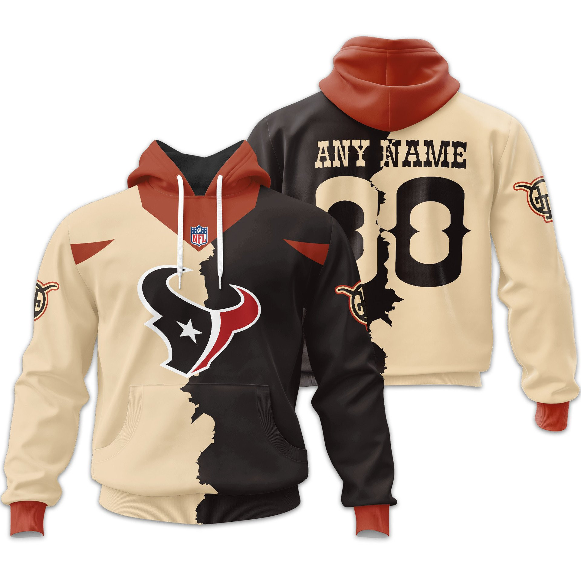 Houston Texans | Premium NFL Home Mix Away Hoodie TD