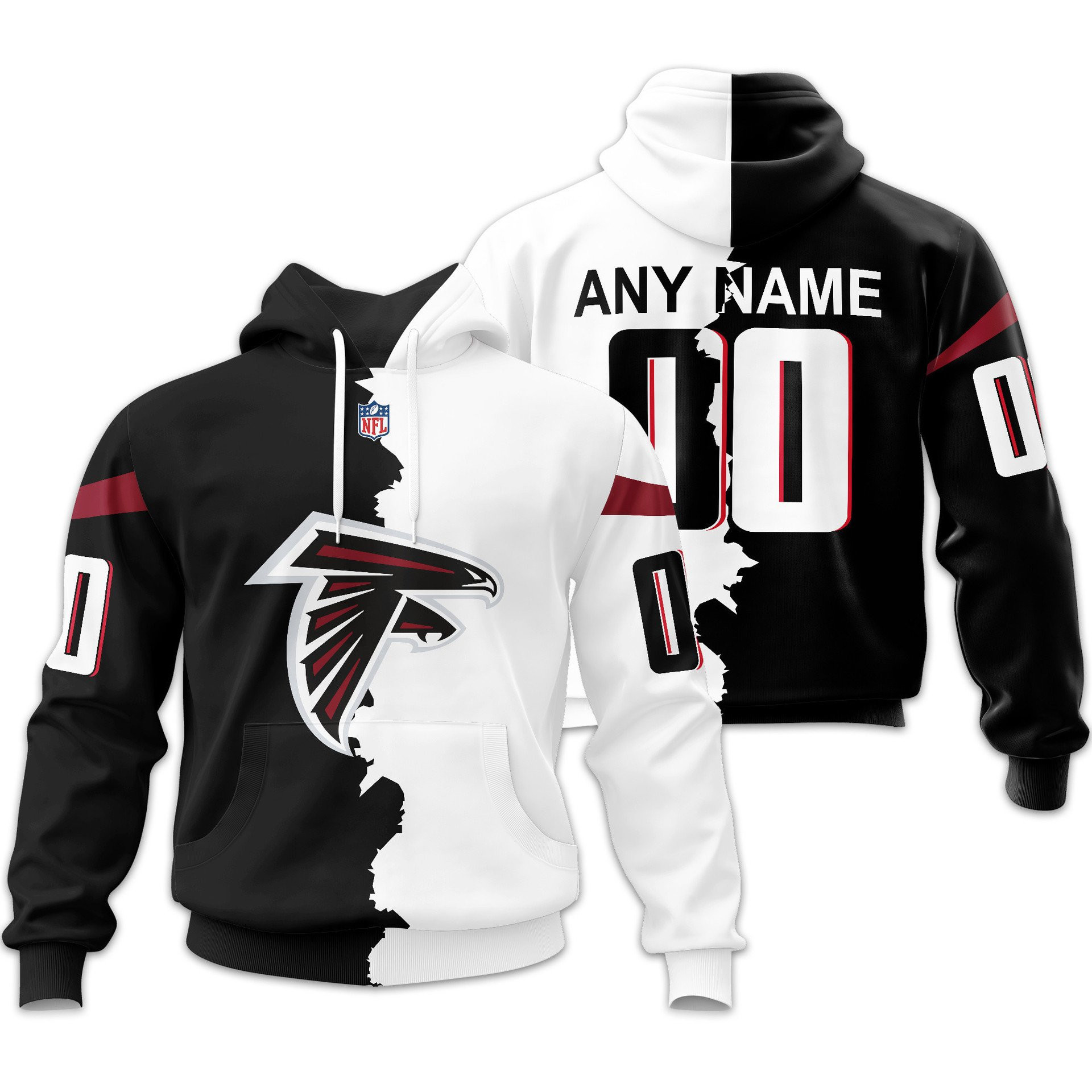Atlanta Falcons | Premium NFL Home Mix Away Hoodie TD
