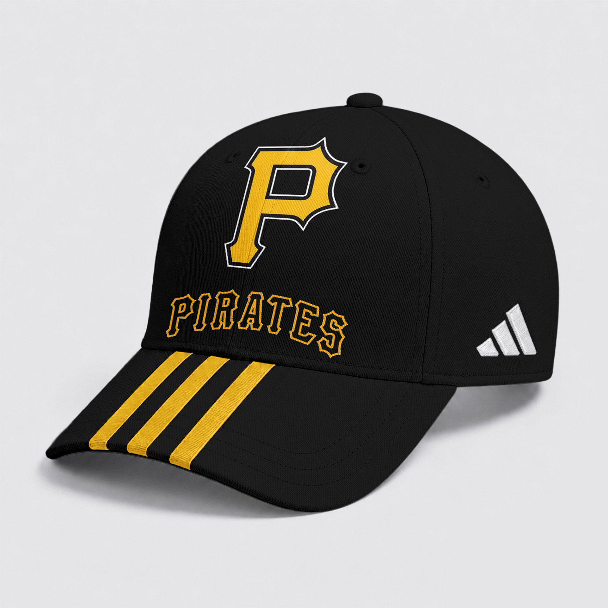 Pittsburgh Pirates | Premium MLB Signature Triple Stripe Fan Baseball Cap