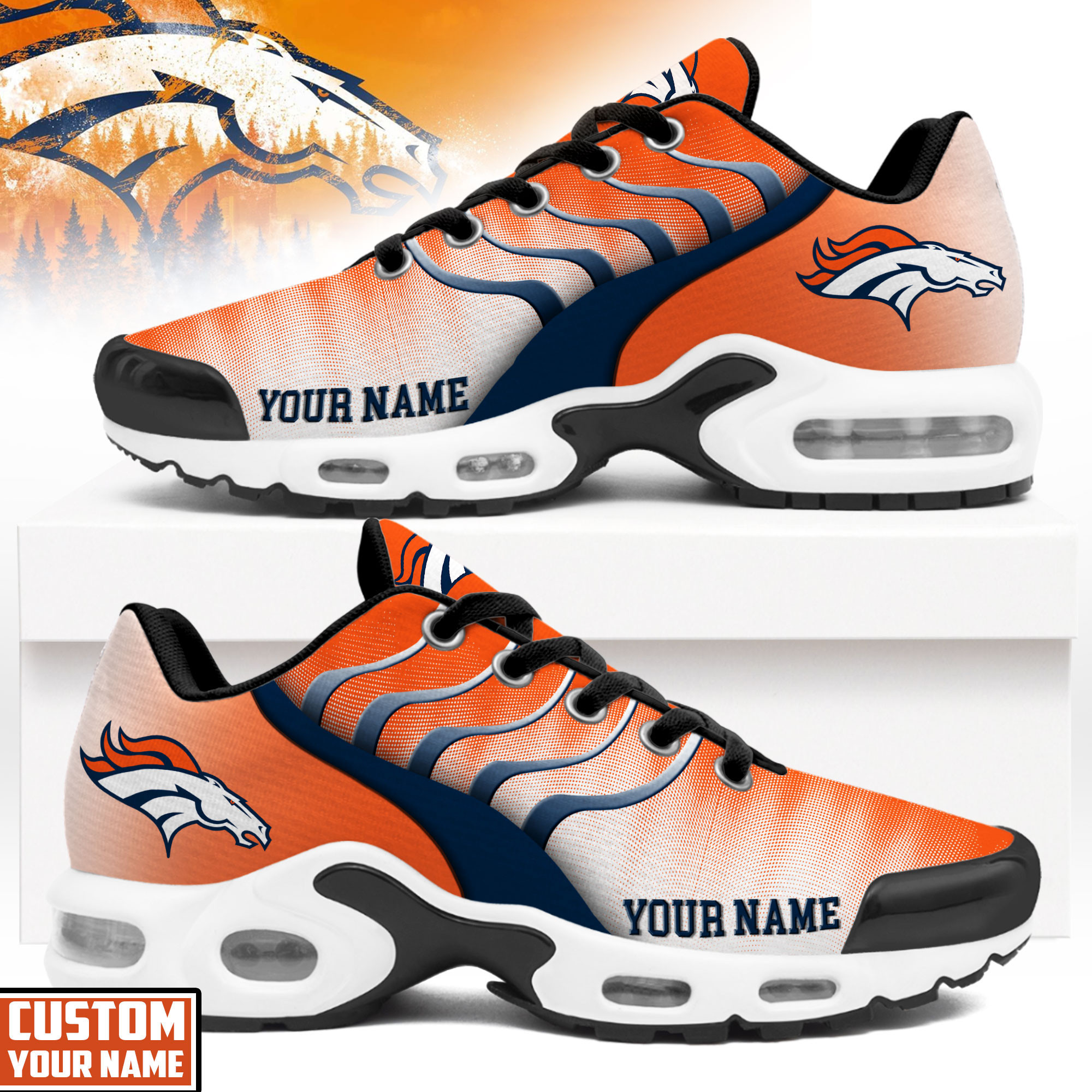 Denver Broncos | Premium NFL Endzone Runner Air Max Shoes NTH1