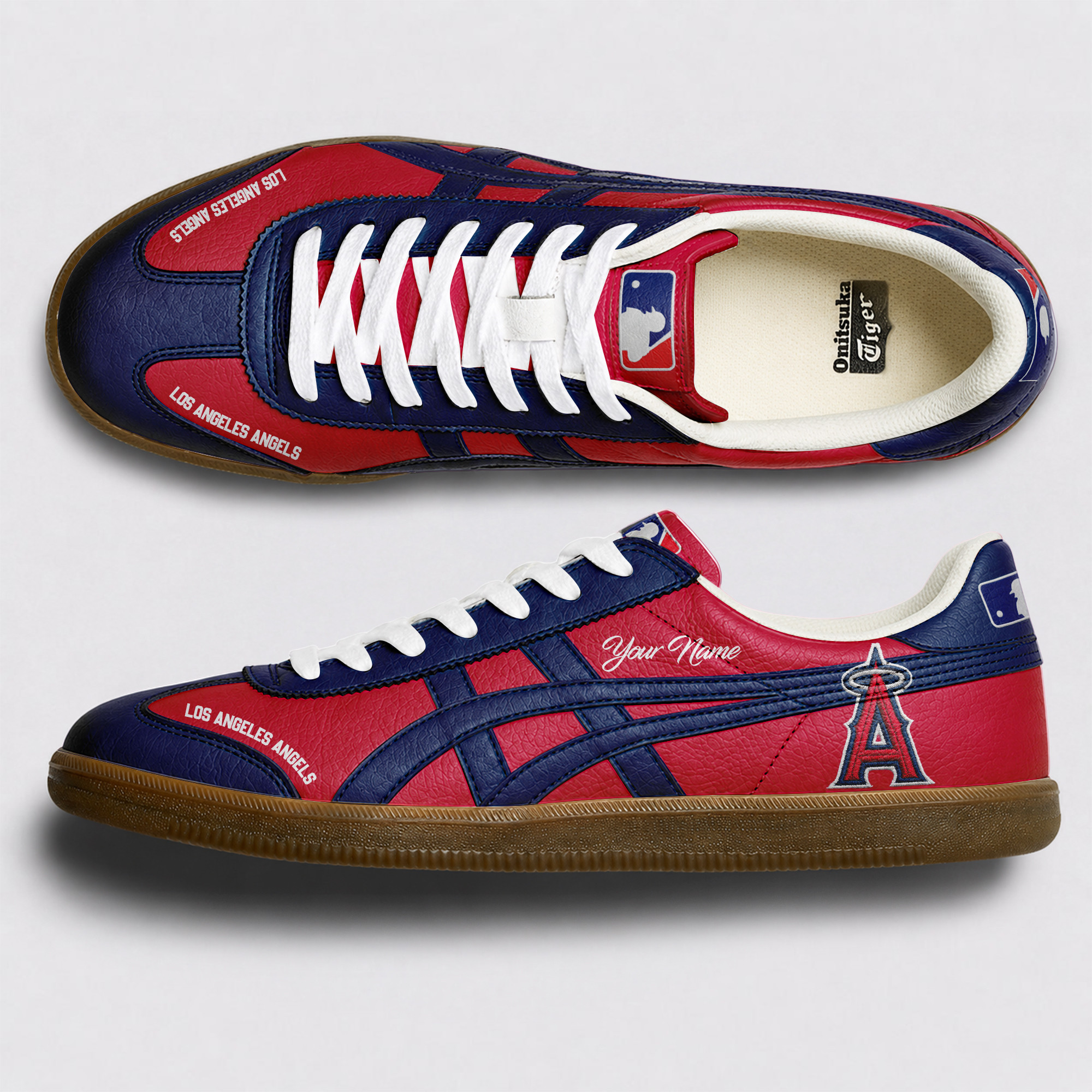 Los Angeles Angels | Premium MLB Customized Baseball Tiger Shoes TD