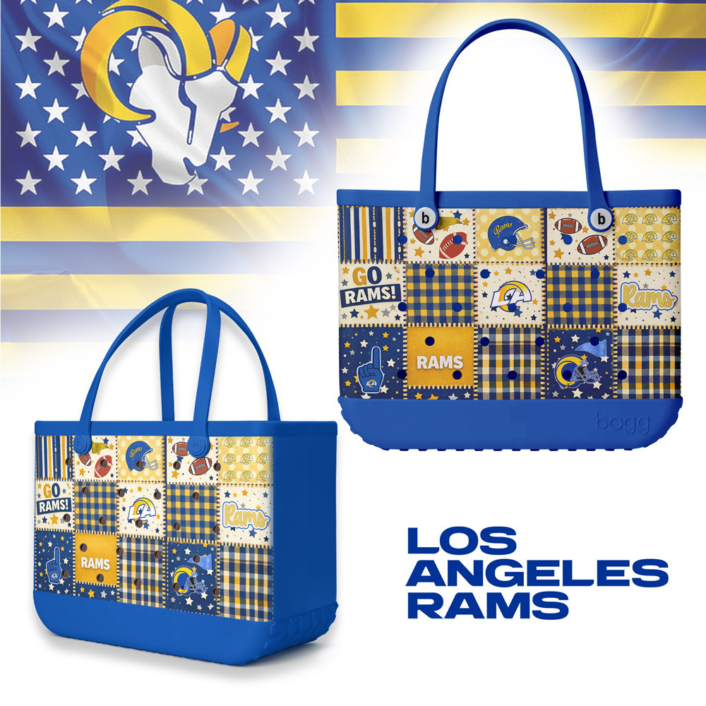 Los Angeles Rams | Premium NFL Patchwork Design Beach Tote Bag HY