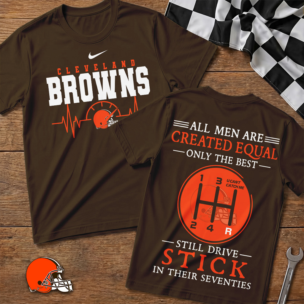 Cleveland Browns | Premium NFL Highspeed Heartbeat T-Shirt TD
