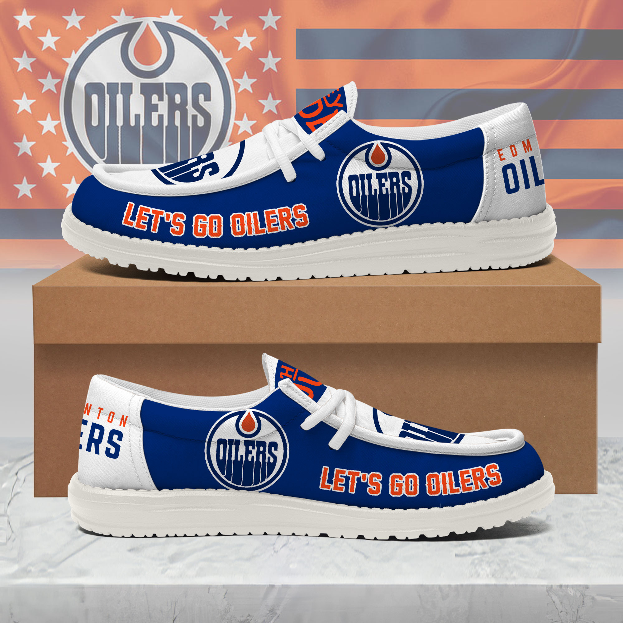 Edmonton Oilers | Premium NHL Fan Pride Loafer Shoes NY