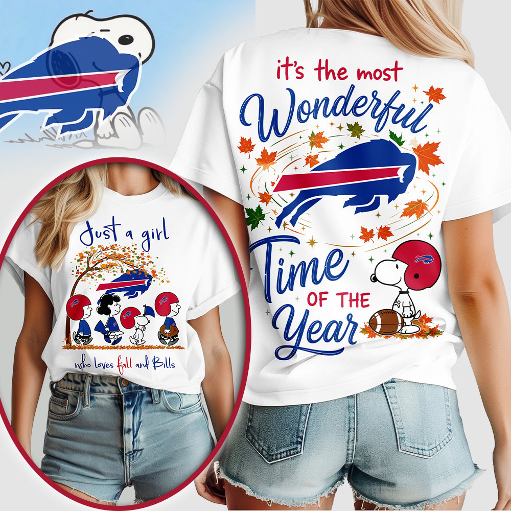 Buffalo Bills | Premium NFL Fall Wonderful Time of the Year 3D Shirt NTH1