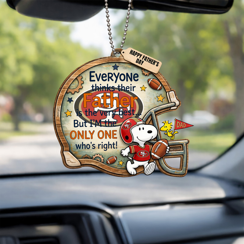 Pittsburgh Steelers | Premium NFL Father Day Car Hanging Ornament HY
