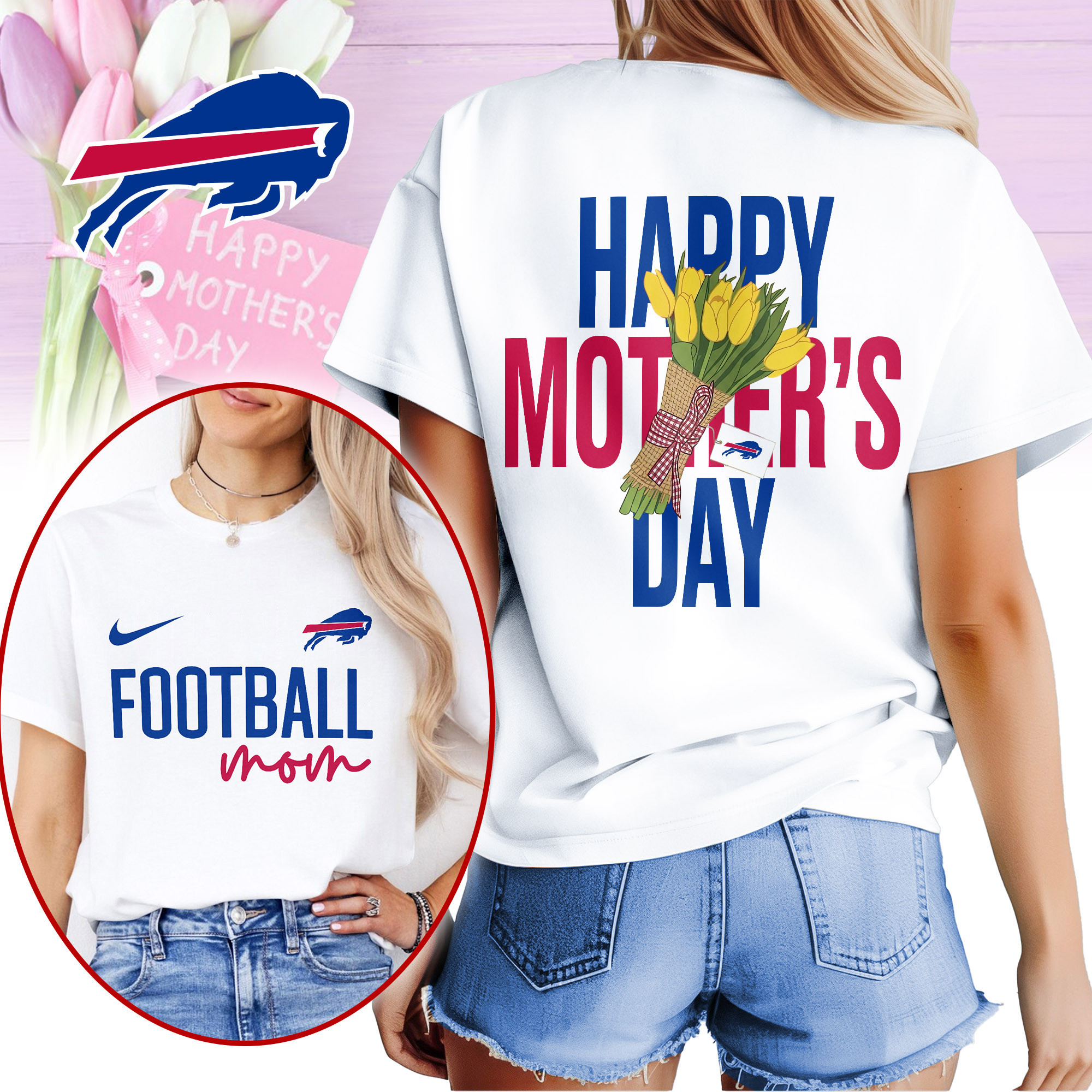 Buffalo Bills | Premium NFL Happy Mother Day 3D Shirt NP