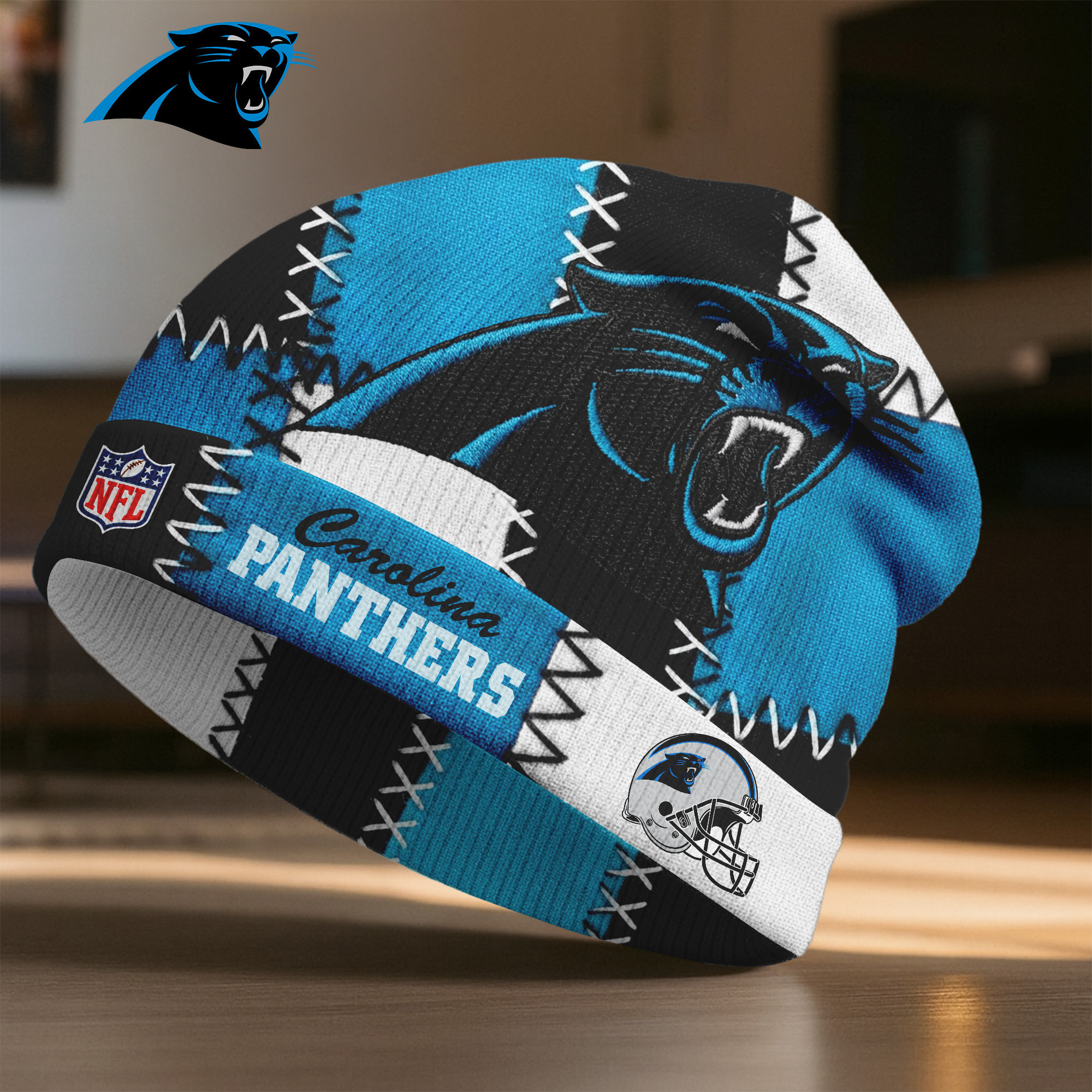 Carolina Panthers | Premium NFL Pride Beanie Hat NY
