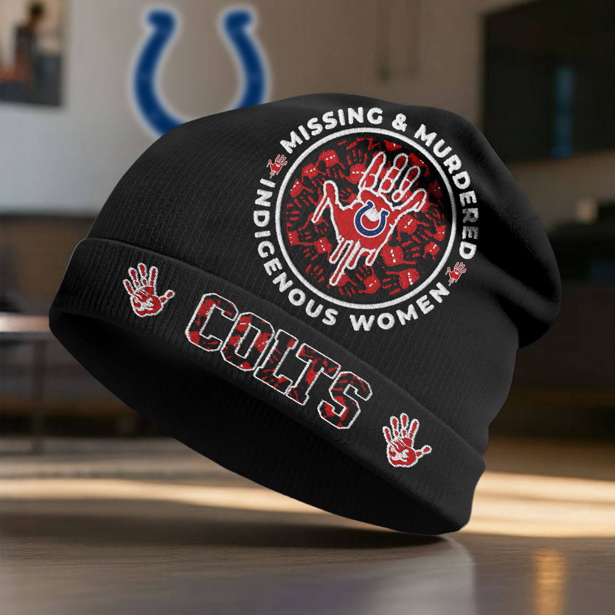 Indianapolis Colts | Premium NFL MMIW Awareness Beanie Hat NY