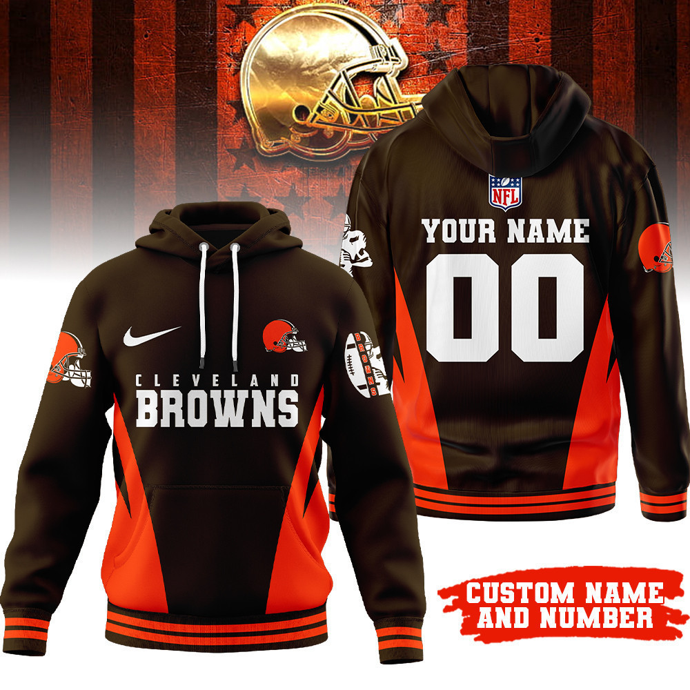 Cleveland Browns | Premium NFL Personalized Fan Hoodie TD