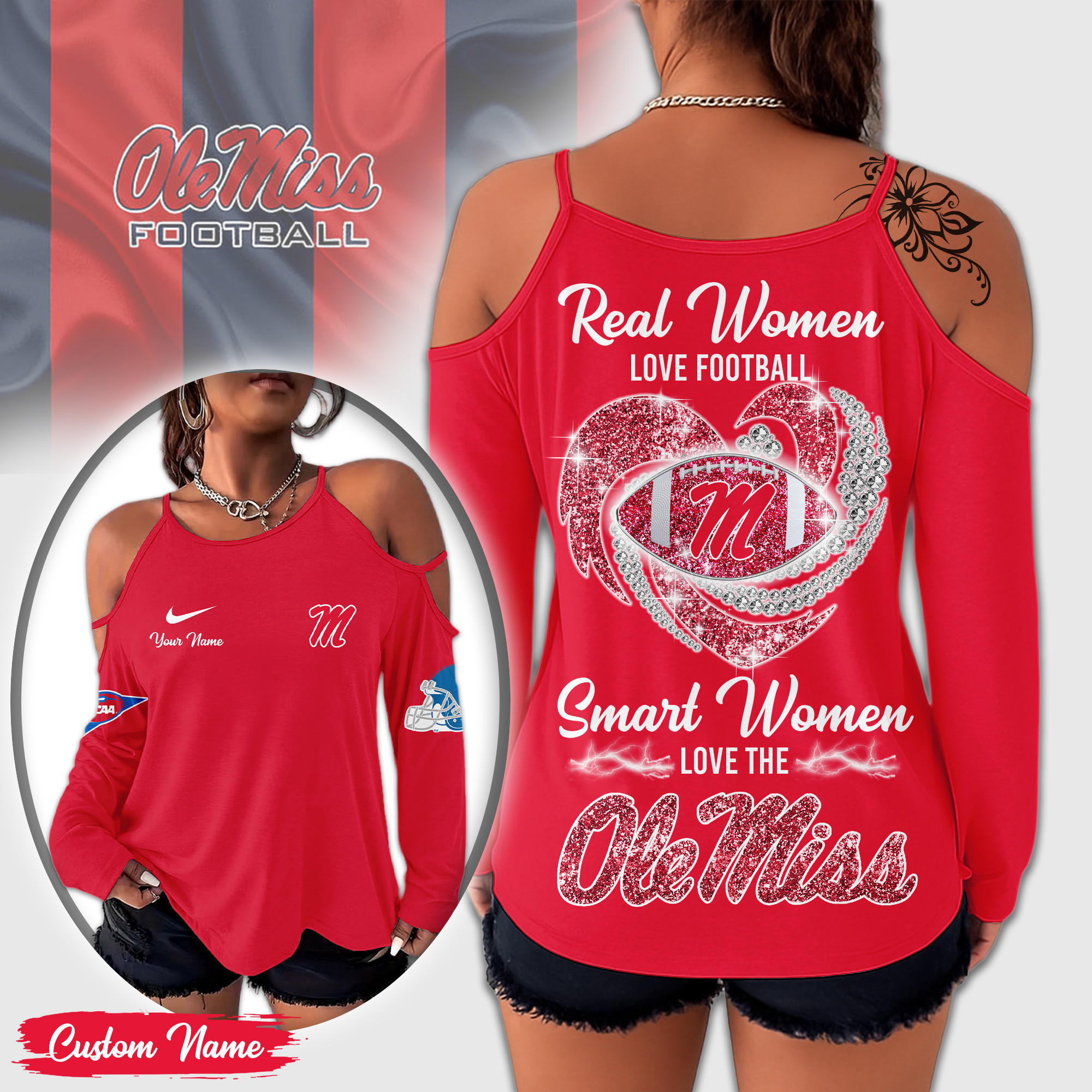 Ole Miss Rebels | Premium NCAA Lady Tshirt TD
