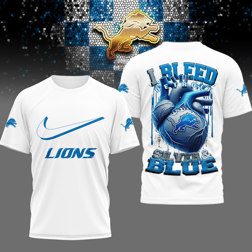 Detroit Lions | Premium NFL I Bleed 3D Shirt HI