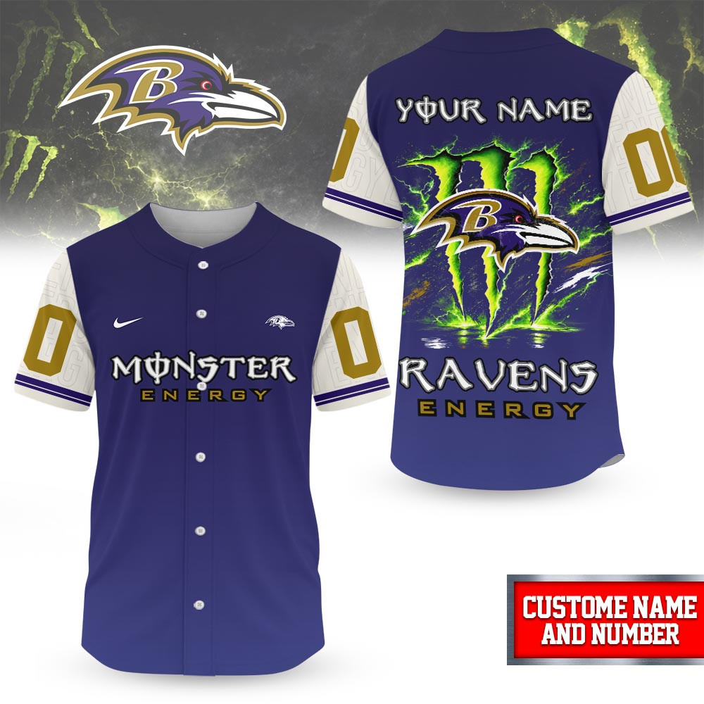 Baltimore Ravens | Premium NFL Monster Energy Jersey NP