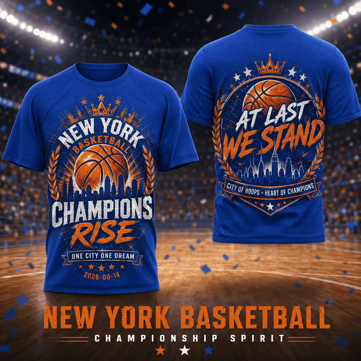 New York Knicks | Premium 2026 NBA Champions 3D Shirt TD
