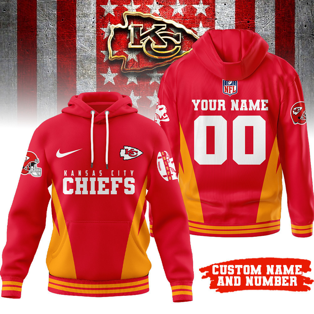 Kansas City Chiefs | Premium NFL Personalized Fan Hoodie TD