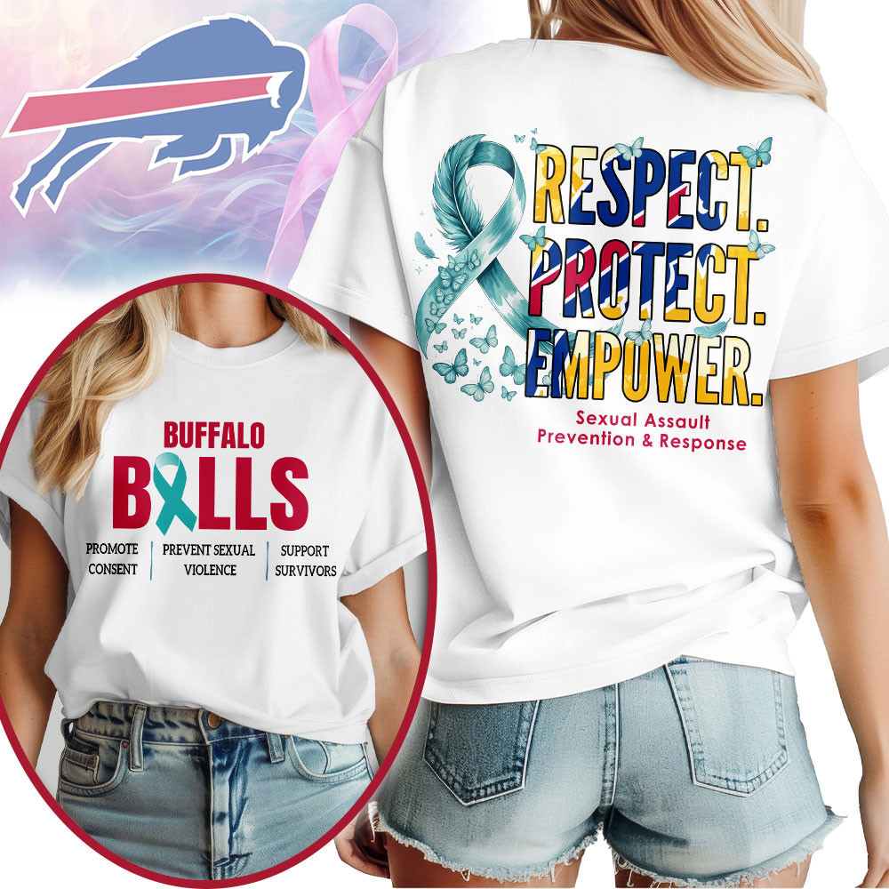 Buffalo Bills | Premium NFL SA Prevention Month 3D Shirt HY