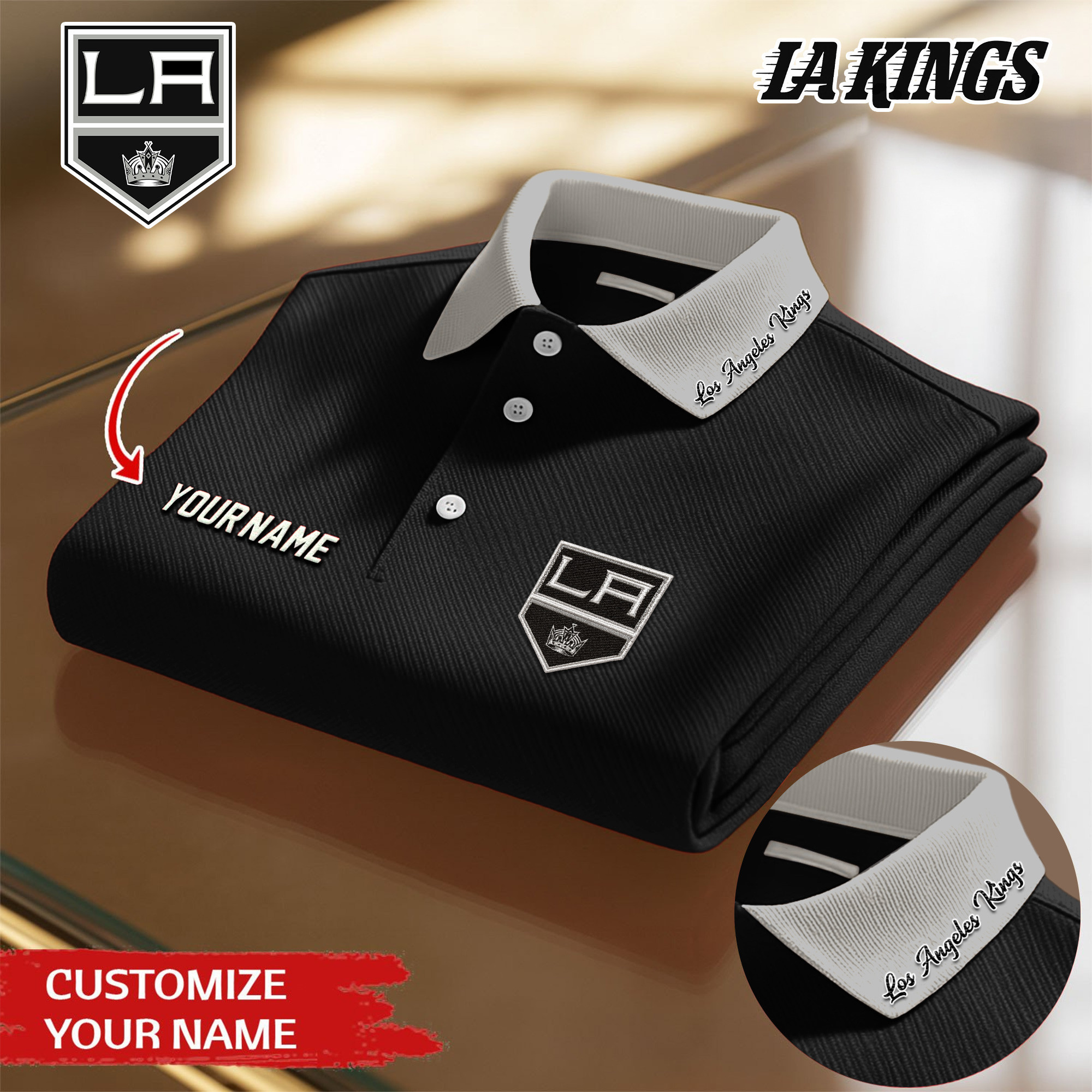 Los Angeles Kings | Premium NHL Polo Shirt TD