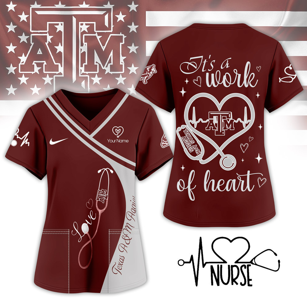 Texas A&M Aggies | Premium NCAA Nurse Pride 3D Shirt NY
