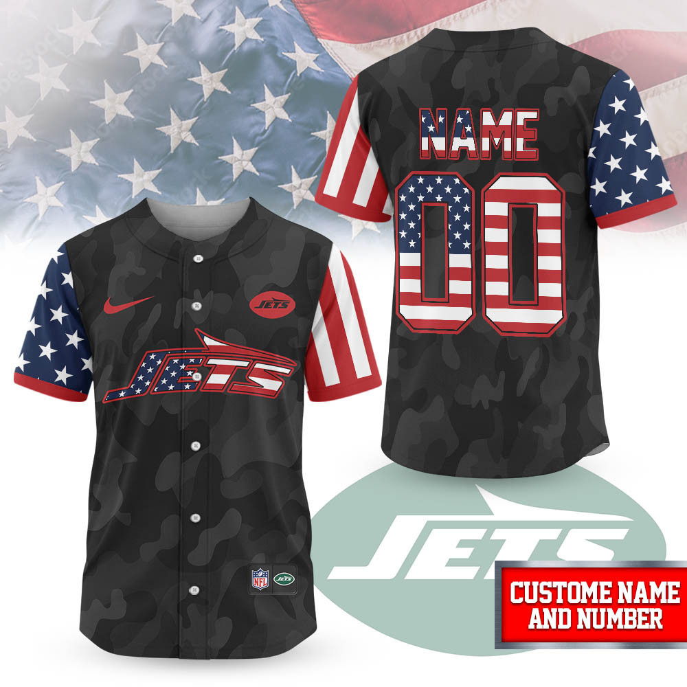 New York Jets | Premium NFL American Pride Custom Jersey Shirt NTH1