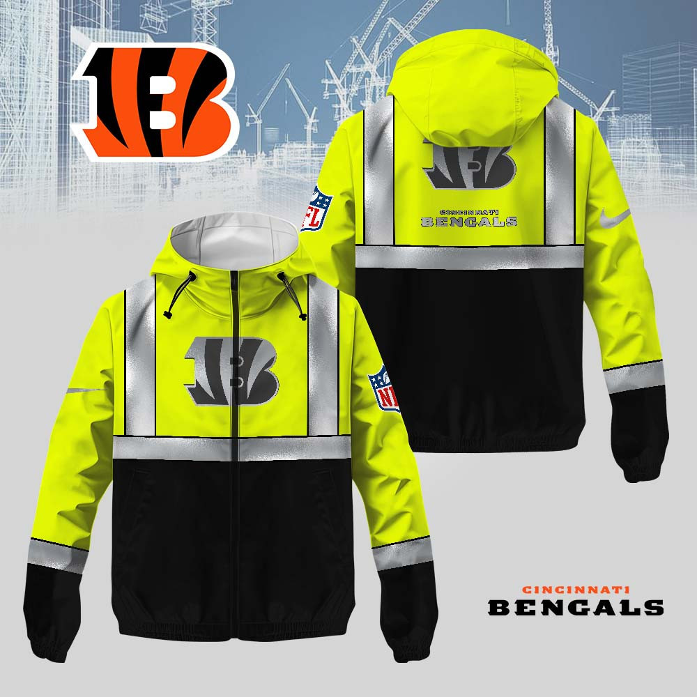 Cincinnati Bengals | Premium NFL Safety Windbreaker Jacket MM