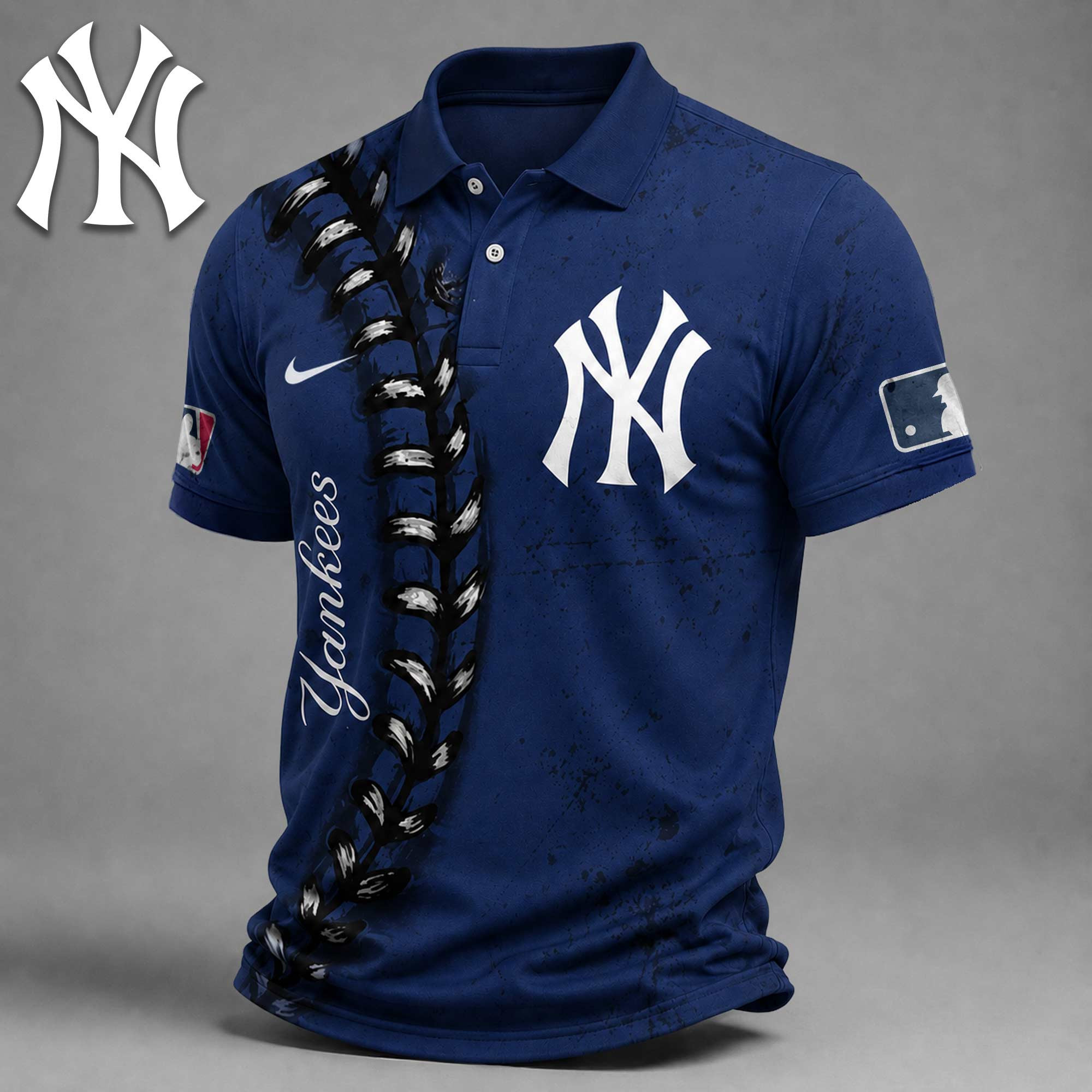 New York Yankees | Premium MLB Baseball Stitch Polo Shirt
