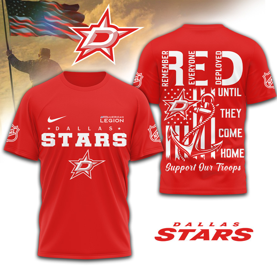 Dallas Stars | Premium NHL Red Friday Shirt TD