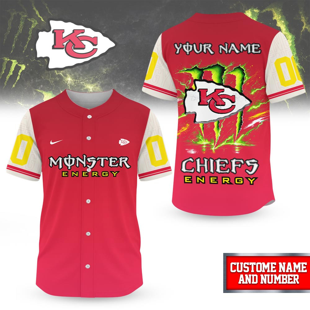 Kansas City Chiefs | Premium NFL Monster Energy Jersey NP